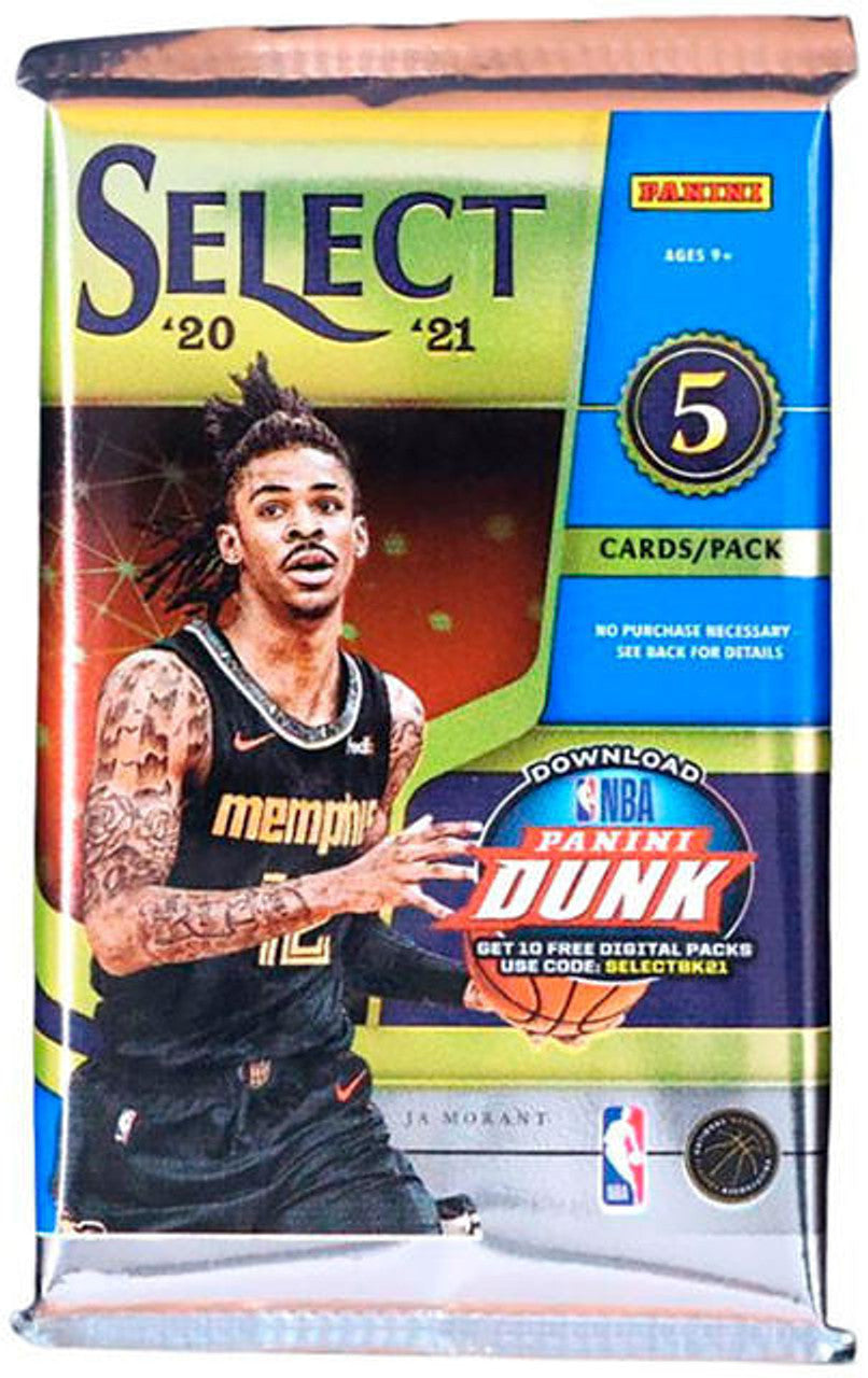 2020-21 Panini Select Hobby PACK (ONE PACK)
