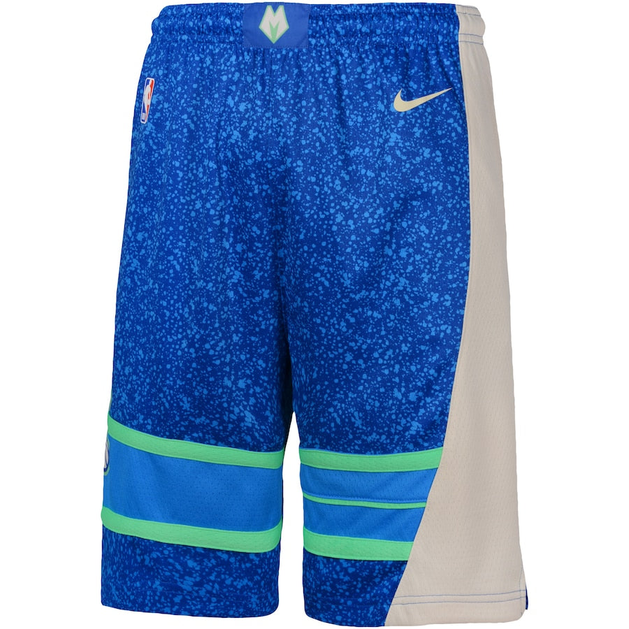 Youth Nike City Edition Swingman Shorts - Milwaukee Bucks