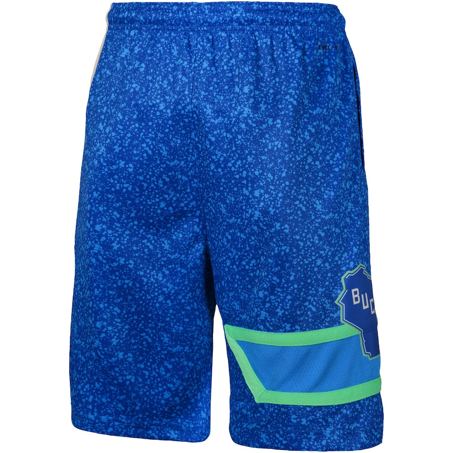 Youth Nike City Edition Swingman Shorts - Milwaukee Bucks