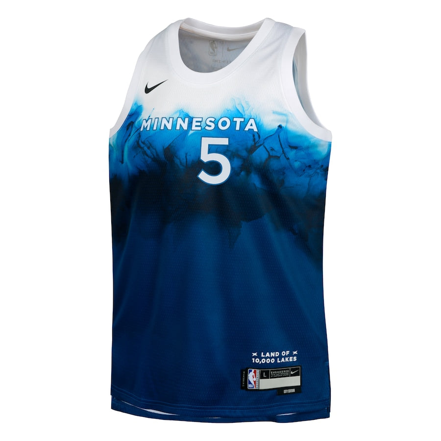 Youth Nike Anthony Edwards City Edition Swingman Jersey - Minnesota Timberwolves