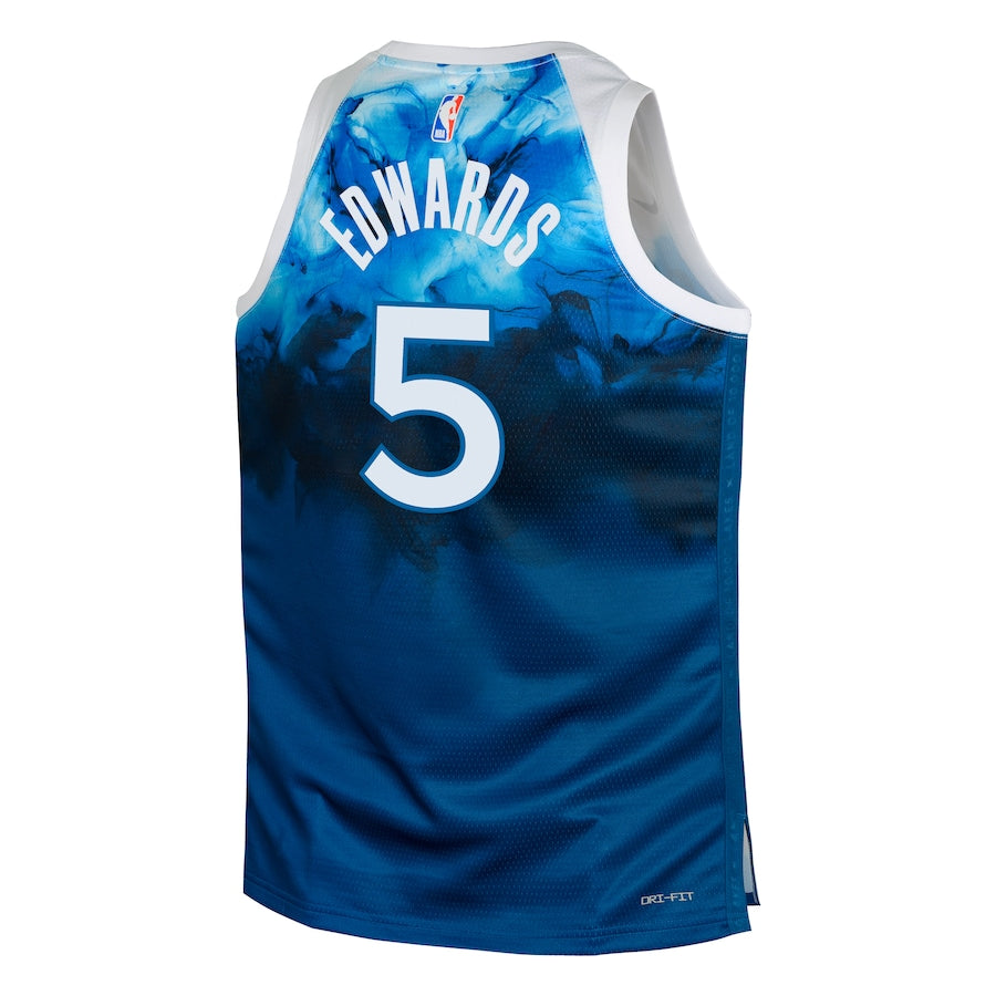 Youth Nike Anthony Edwards City Edition Swingman Jersey - Minnesota Timberwolves