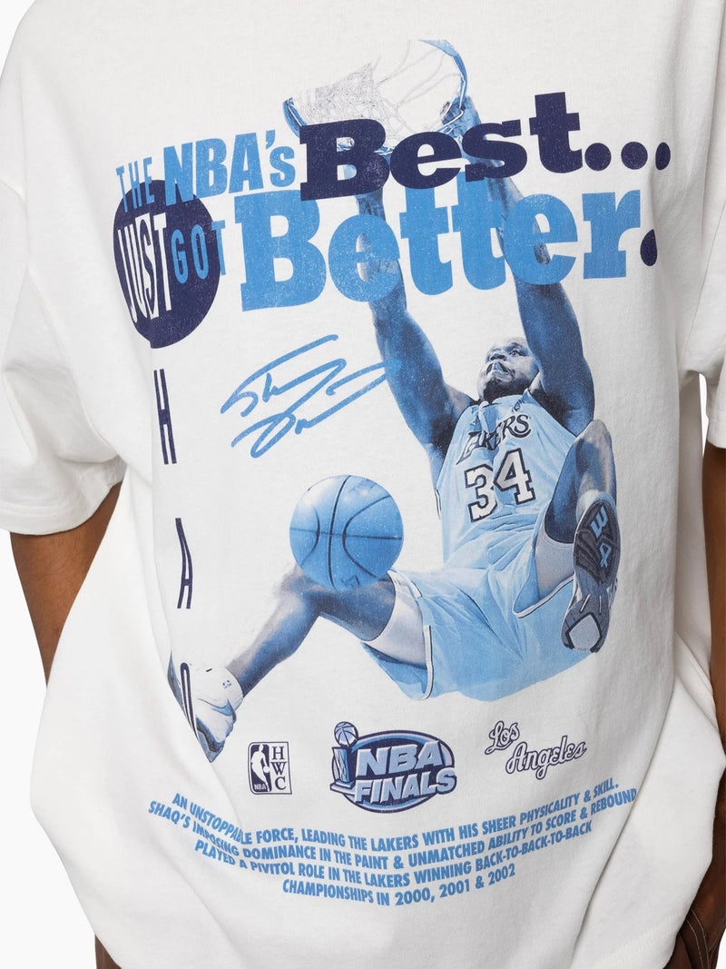 M&N NBA's Best Tee - Shaquille O'Neal (Vintage White)