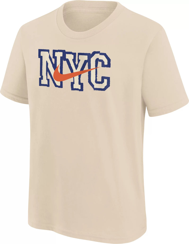 Youth Nike 2025/26 City Edition Logo Tee - New York Knicks