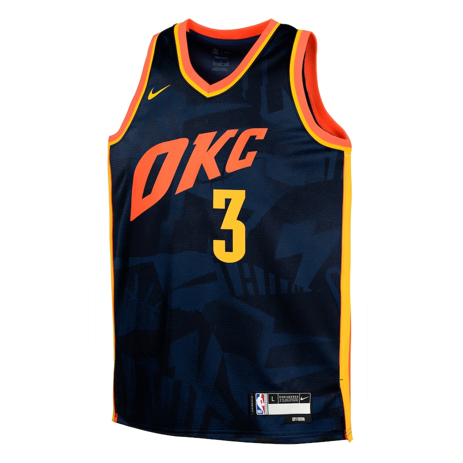 Youth Nike Josh Giddey City Edition Swingman Jersey - Oklahoma City Thunder