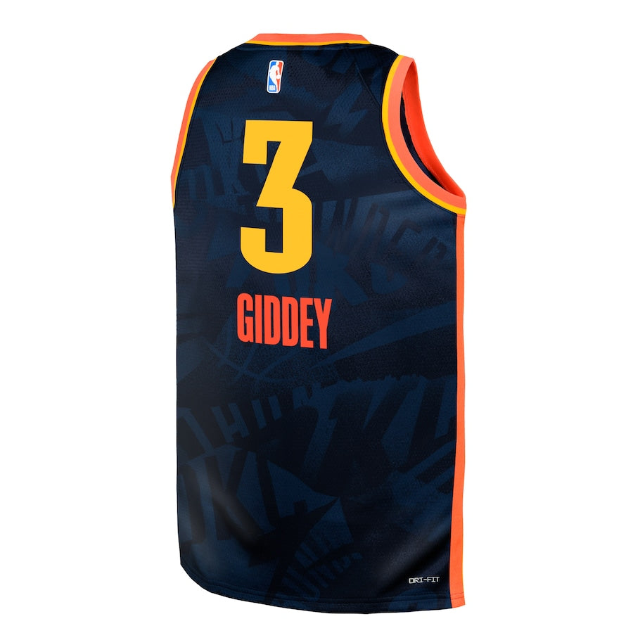Youth Nike Josh Giddey City Edition Swingman Jersey - Oklahoma City Thunder