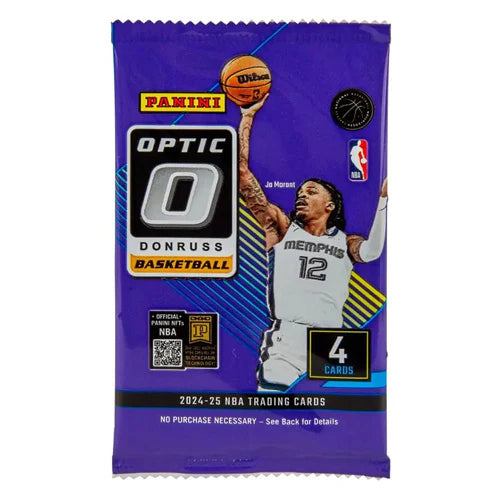 Panini NBA 2025 Donruss Optic Basketball Retail Single Pack (4 cards)