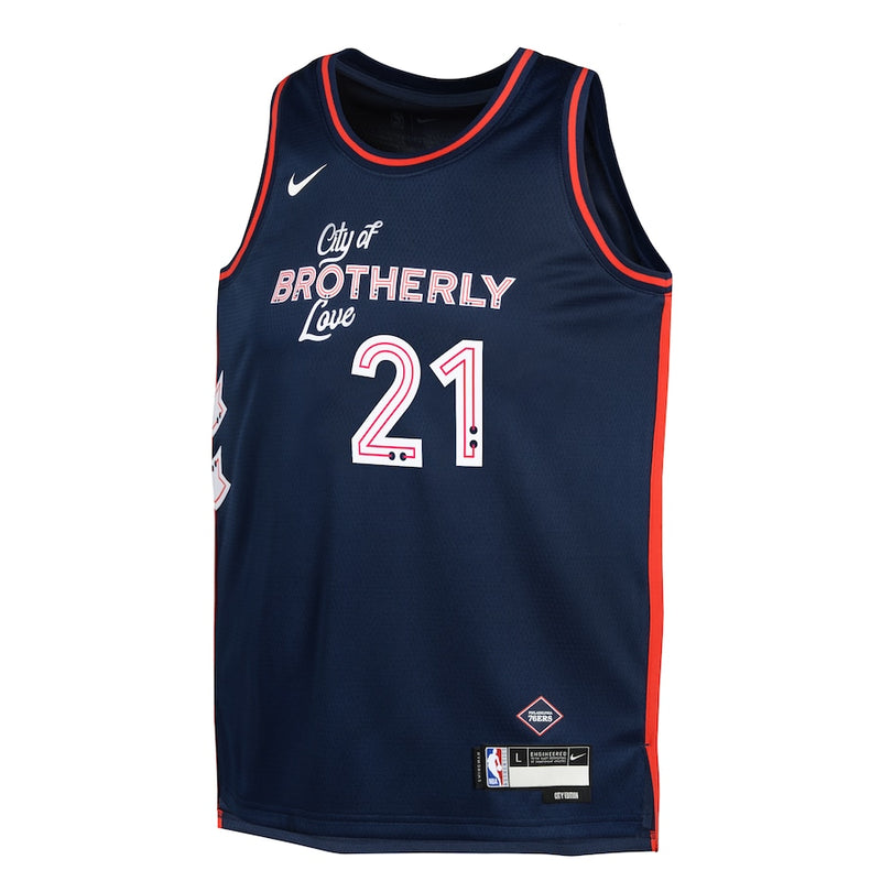 Youth Nike Joel Embiid City Edition Swingman Jersey - Philadelphia 76ers