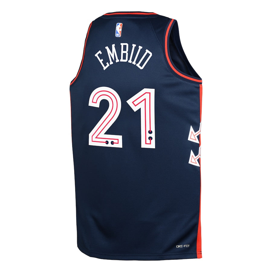 Youth Nike Joel Embiid City Edition Swingman Jersey - Philadelphia 76ers