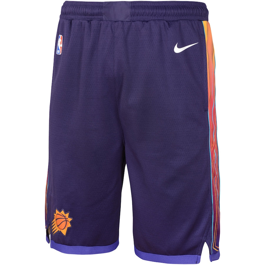 Youth Nike City Edition Swingman Shorts - Phoenix Suns