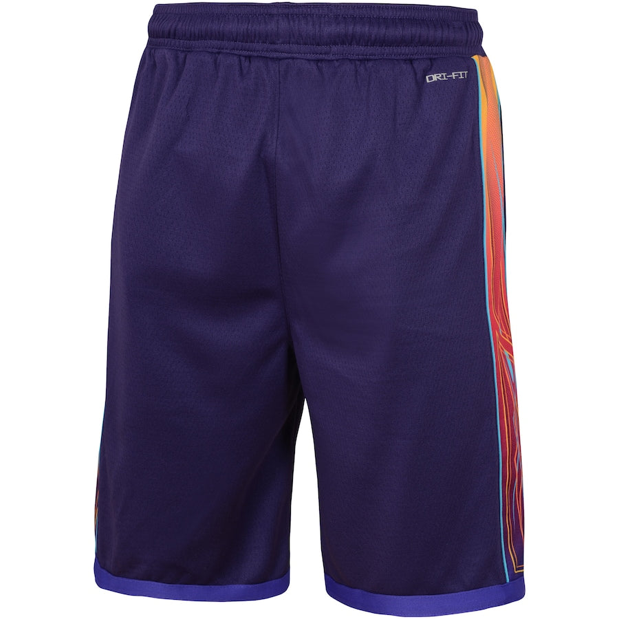 Youth Nike City Edition Swingman Shorts - Phoenix Suns