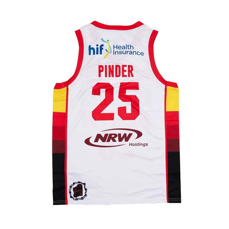 Perth Wildcats 23/24 Alt Replica Jersey - Keanu Pinder (White)