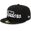 New Era NFL 5950 Fitted Script - Las Vegas Raiders (Q423)