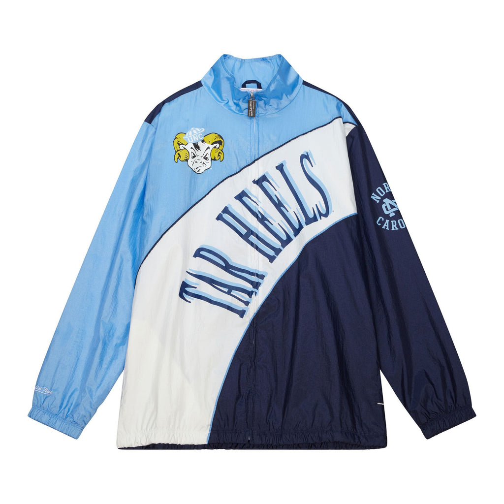 M&N Arched Retro Windbreaker - UNC Tarheels