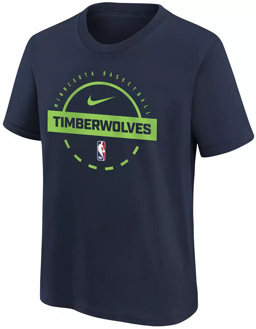 Youth Nike NBA Practice Tee - Minnesota Timberwolves