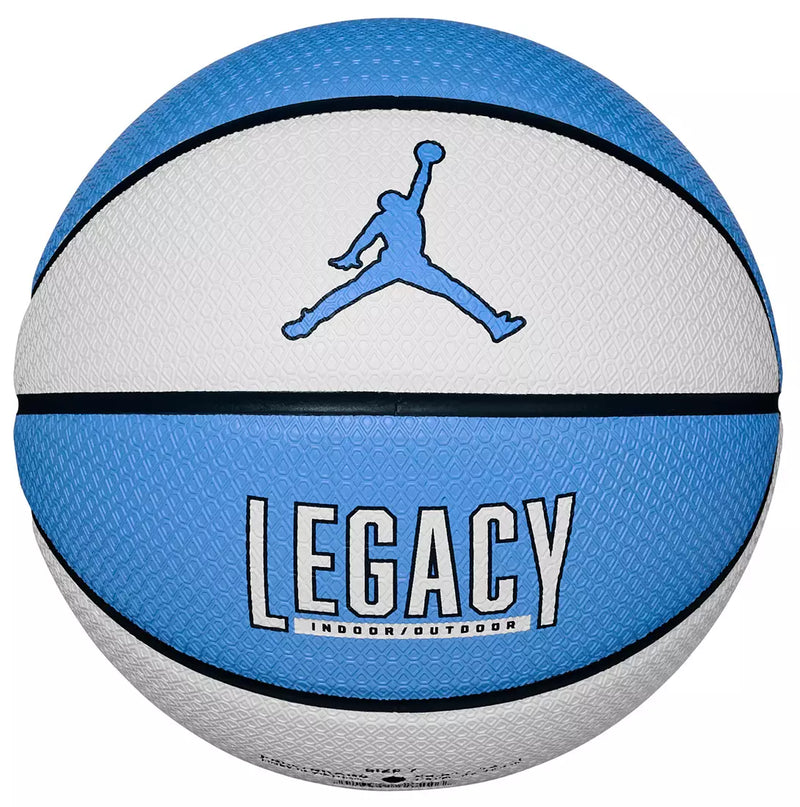 Jordan Legacy 2.0 8P Basketball Size 7 (White /College Navy/Valor Blue)