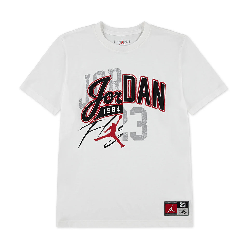 Youth Jordan Varsity Split Logo Tee (Sail) 95F224 782