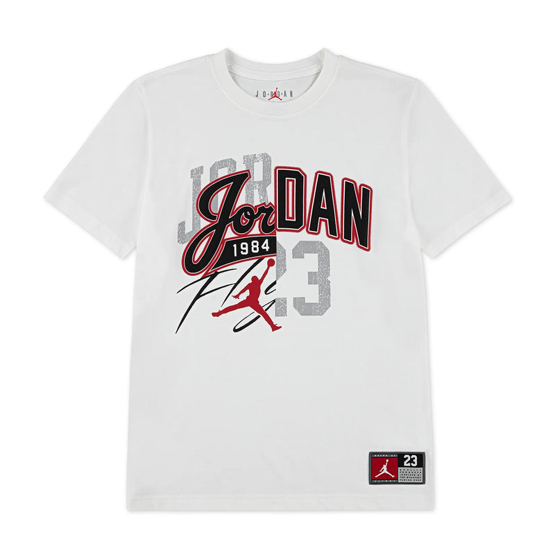 Youth Jordan Varsity Split Logo Tee (Sail) 95F224 782