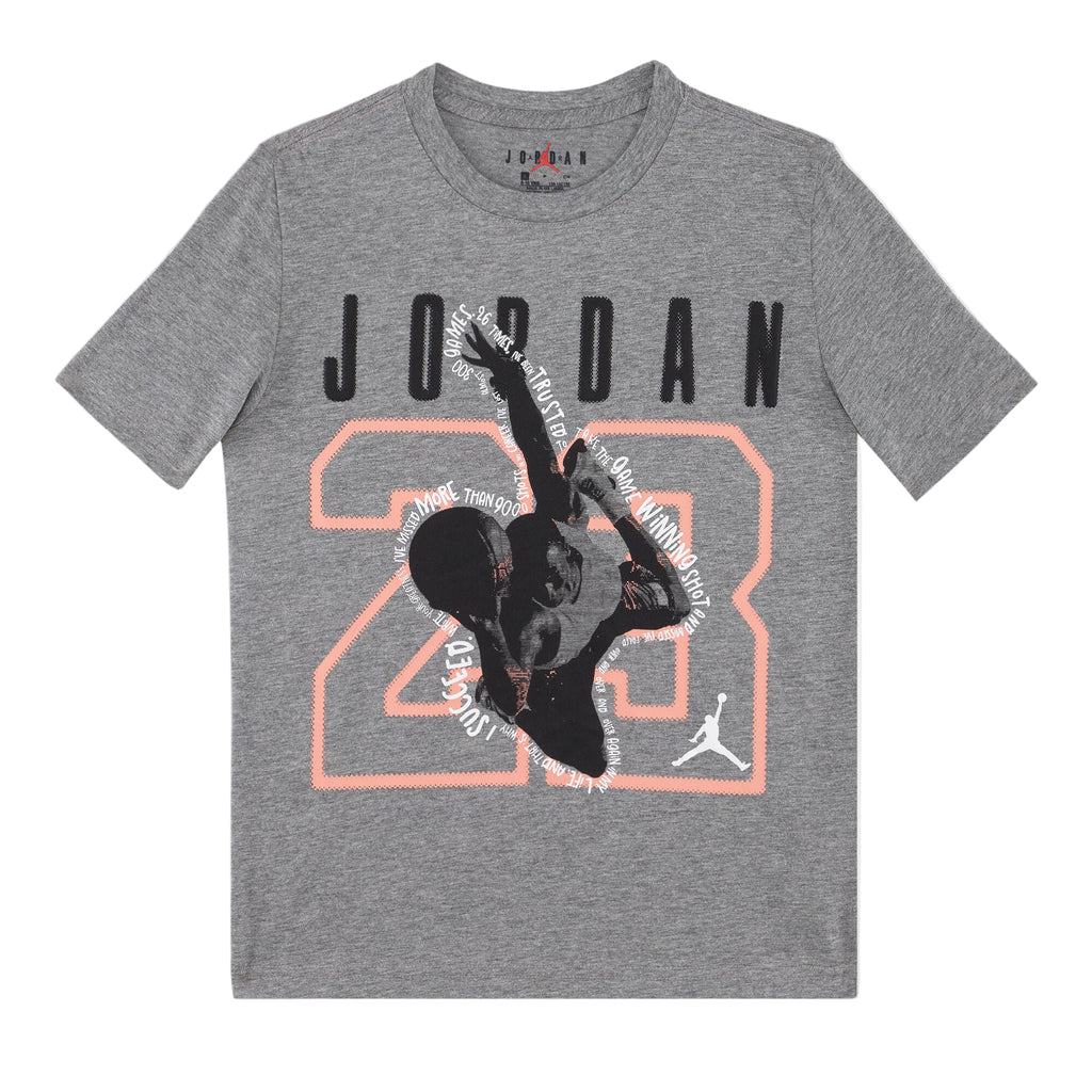 Youth Jordan Future Flight Tee - 95F218 GEH (Carbon Heather)