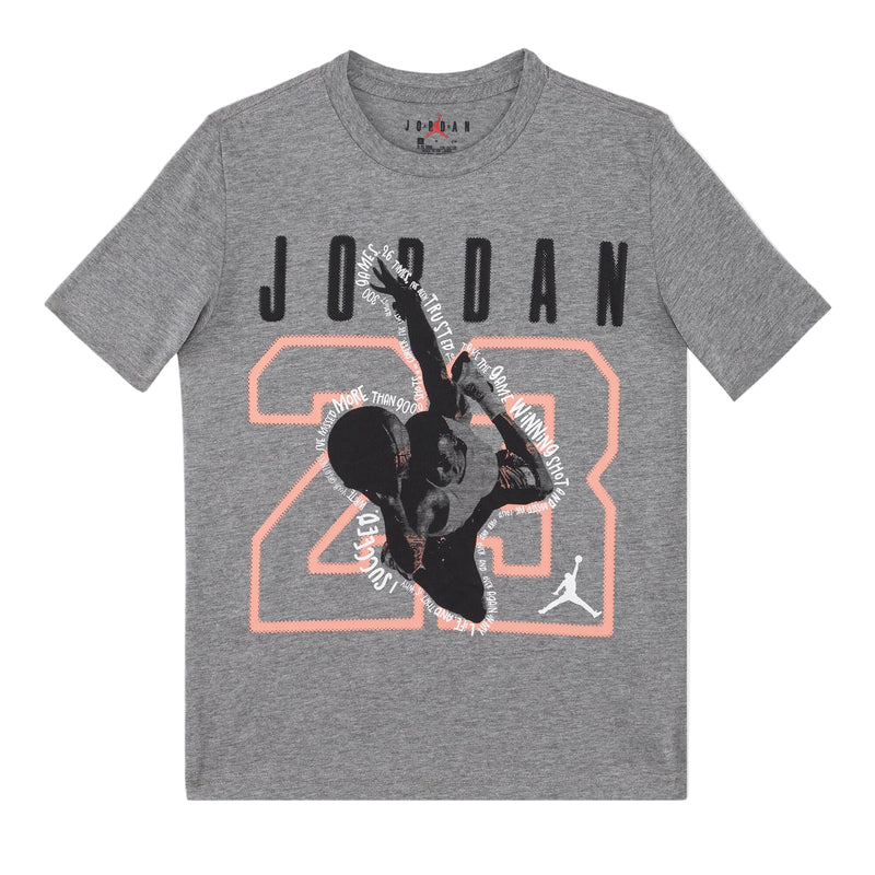 Youth Jordan Future Flight Tee - 95F218 GEH (Carbon Heather)