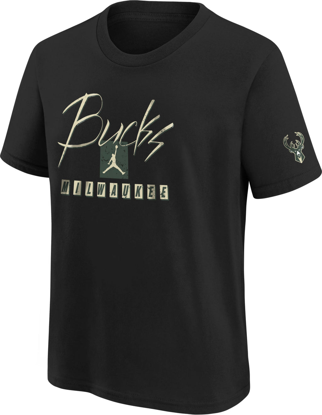 Youth Jordan Court Side City Edition T-Shirt - Milwaukee Bucks