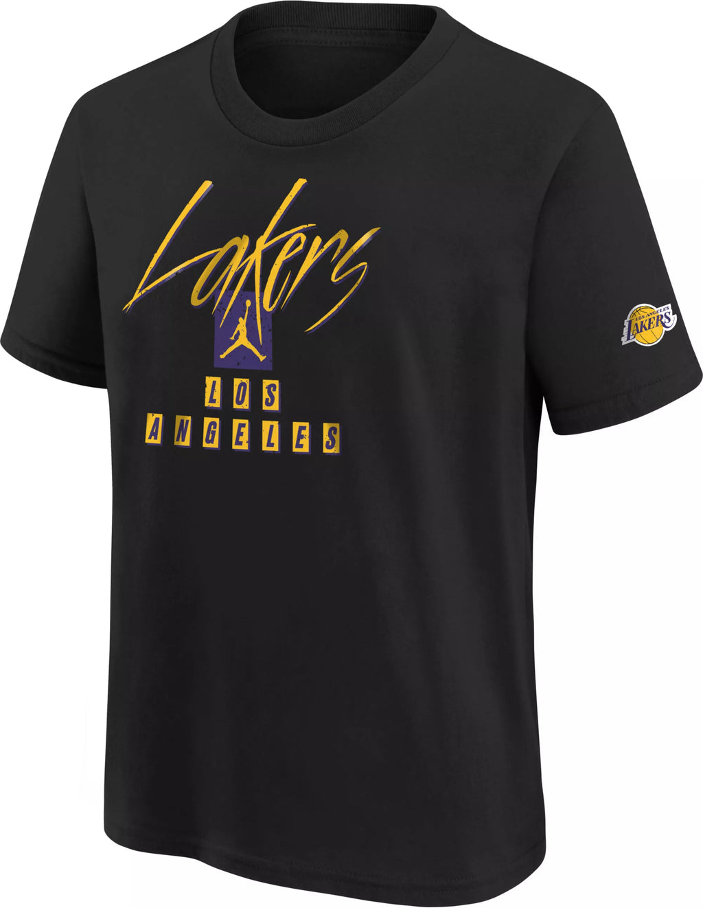 Youth Jordan Court Side City Edition T-Shirt - Los Angeles Lakers