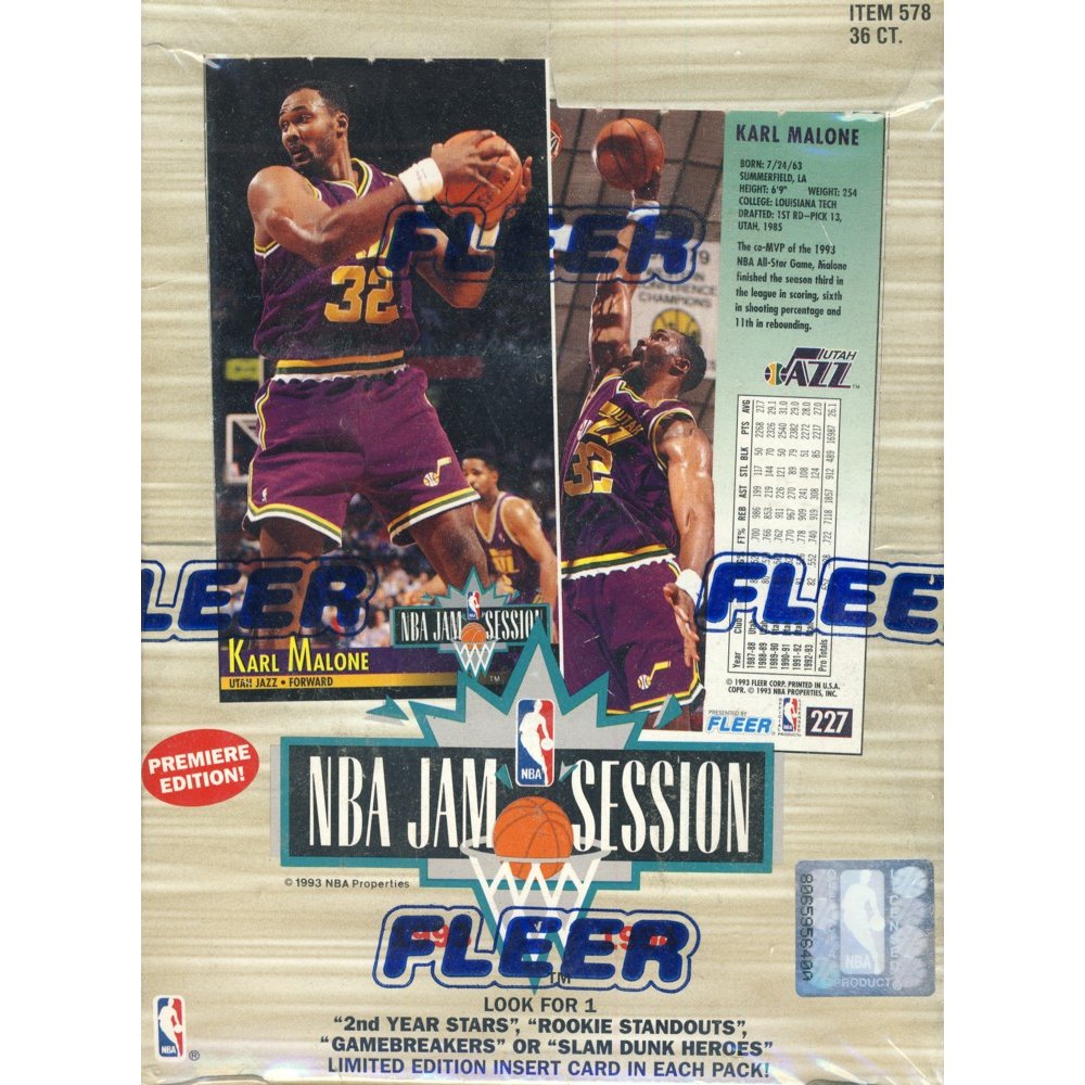 1993/94 Fleer NBA Jam Session Basketball Pack