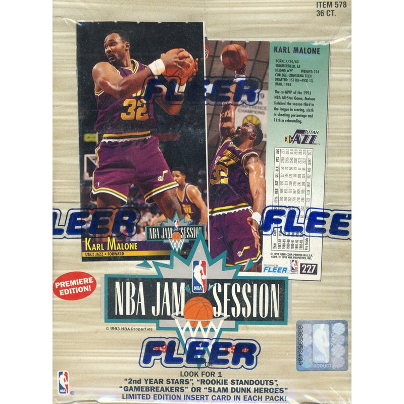 1993/94 Fleer NBA Jam Session Basketball Pack