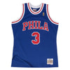 Allen Iverson Hardwood Classic Jersey (1996/97 76ers Blue) New Cut