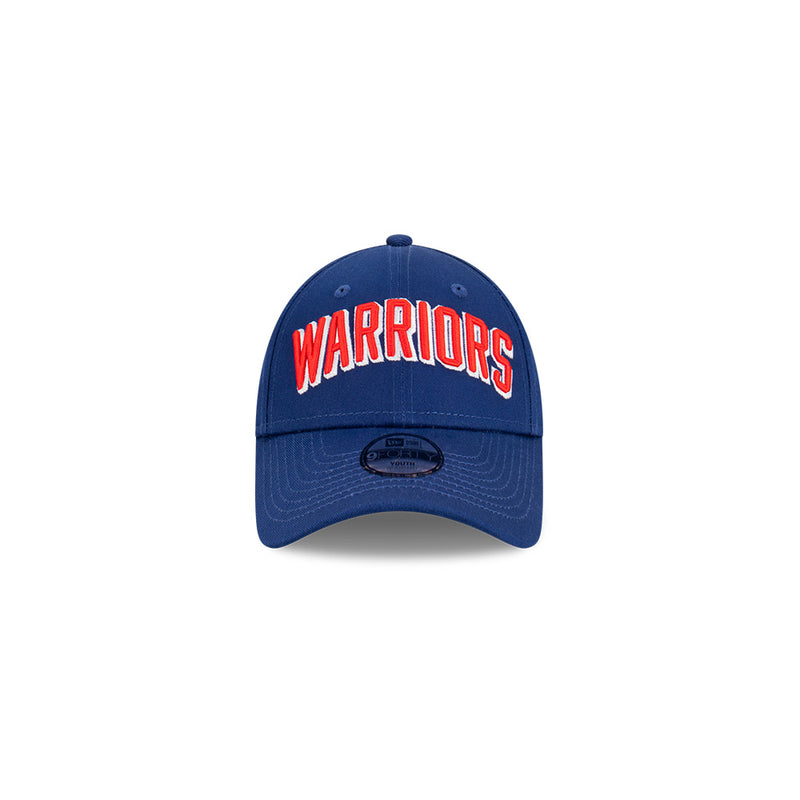 Youth New Era 940 Wordmark Cap - Golden State Warriors