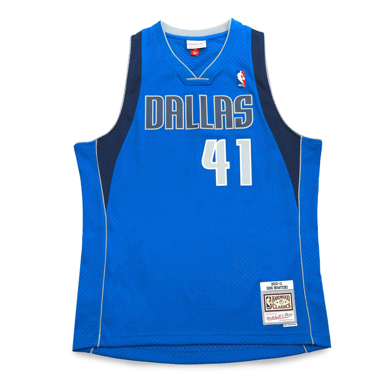 Dirk Nowitzki Hardwood Classic Swingman Jersey Road (Dallas Mavericks  10/11) New Cut