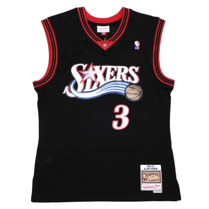Allen Iverson Hardwood Classic Swingman Jersey Away (Philadelphia 76ers 00/01)