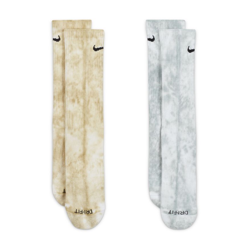 Nike Everyday Plus Cushioned Tie-Dye Crew Socks (2 Pairs) DM3407-912