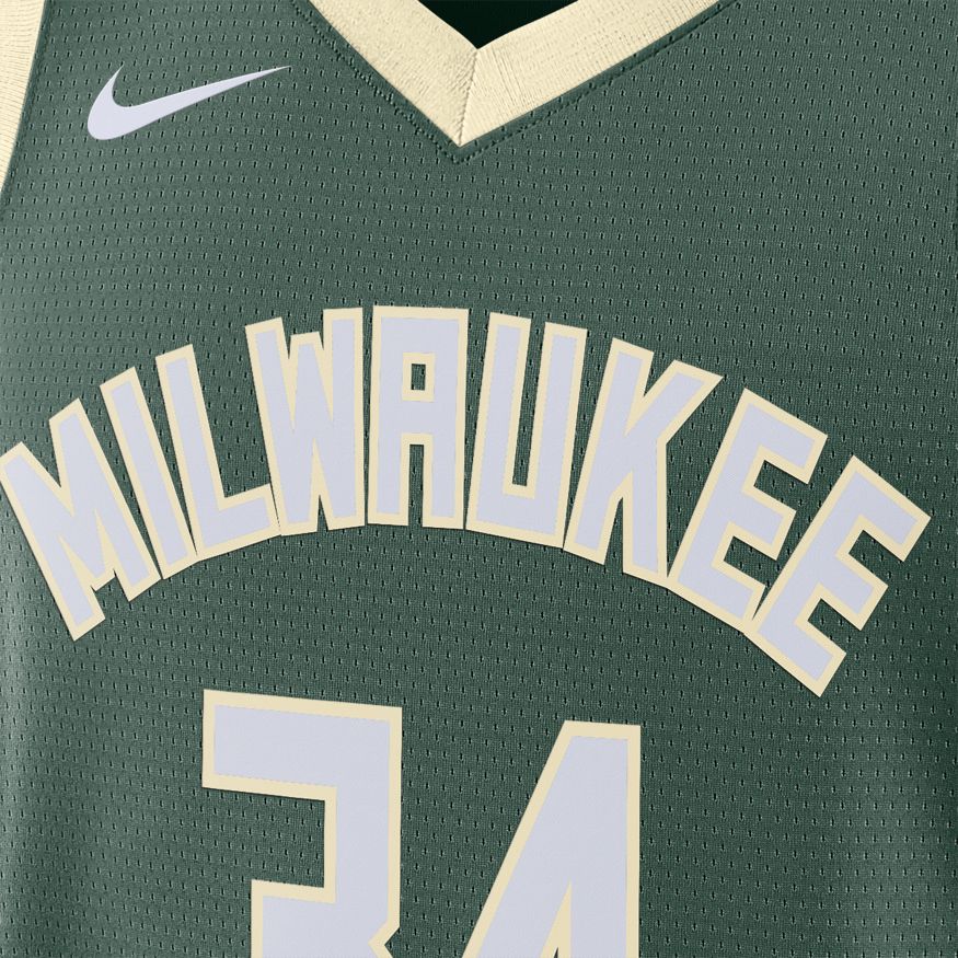 Giannis Antetokounmpo Milwaukee Bucks 2023 Icon Edition Youth NBA Swingman  Jersey