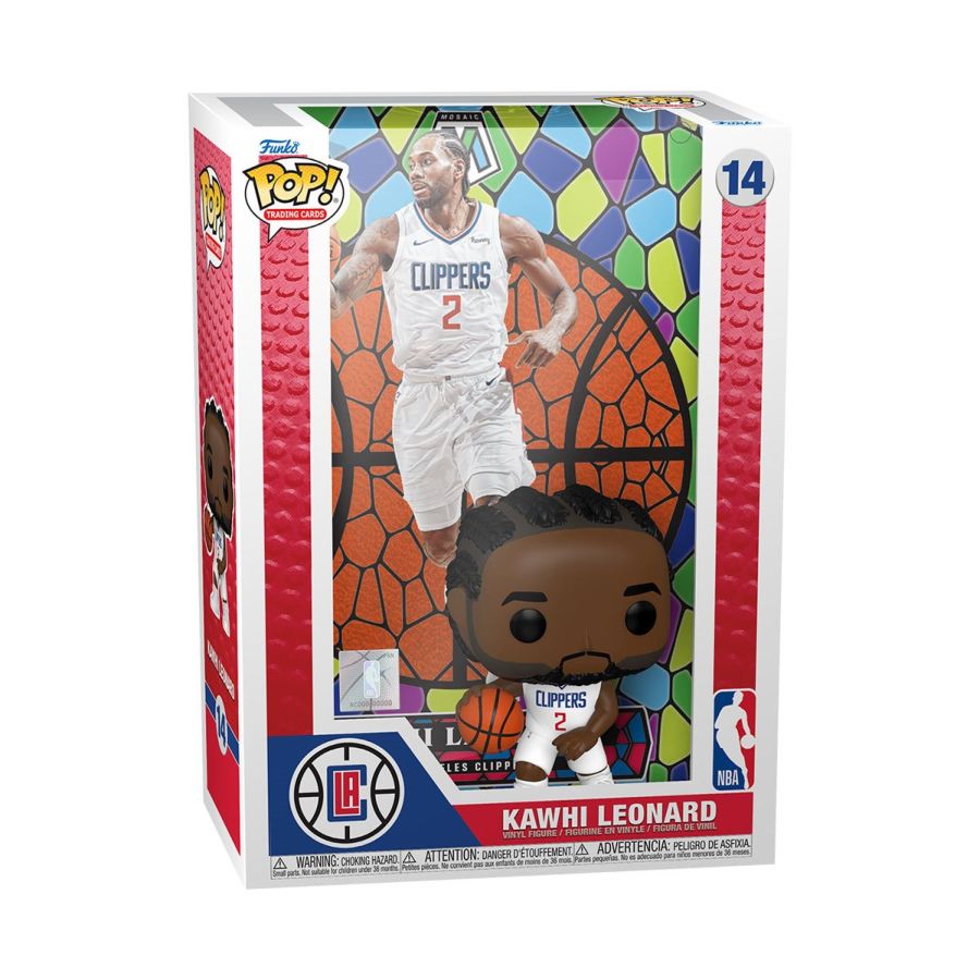 Pop Vinyl NBA Trading Cards Mosaic - Kawhi Leonard #14