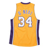 Shaquille O’neal Hardwood Classic Swingman Jersey Home (Los Angeles Lakers 99/00) New Cut