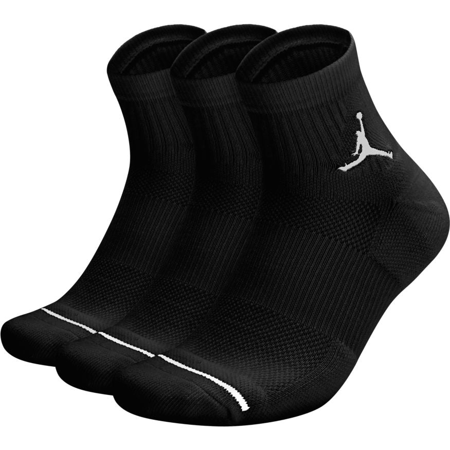 Jordan Socks 3pk Quarter Sock Black - SX5544-010