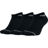 Jordan 3pk No-Show Sock Black