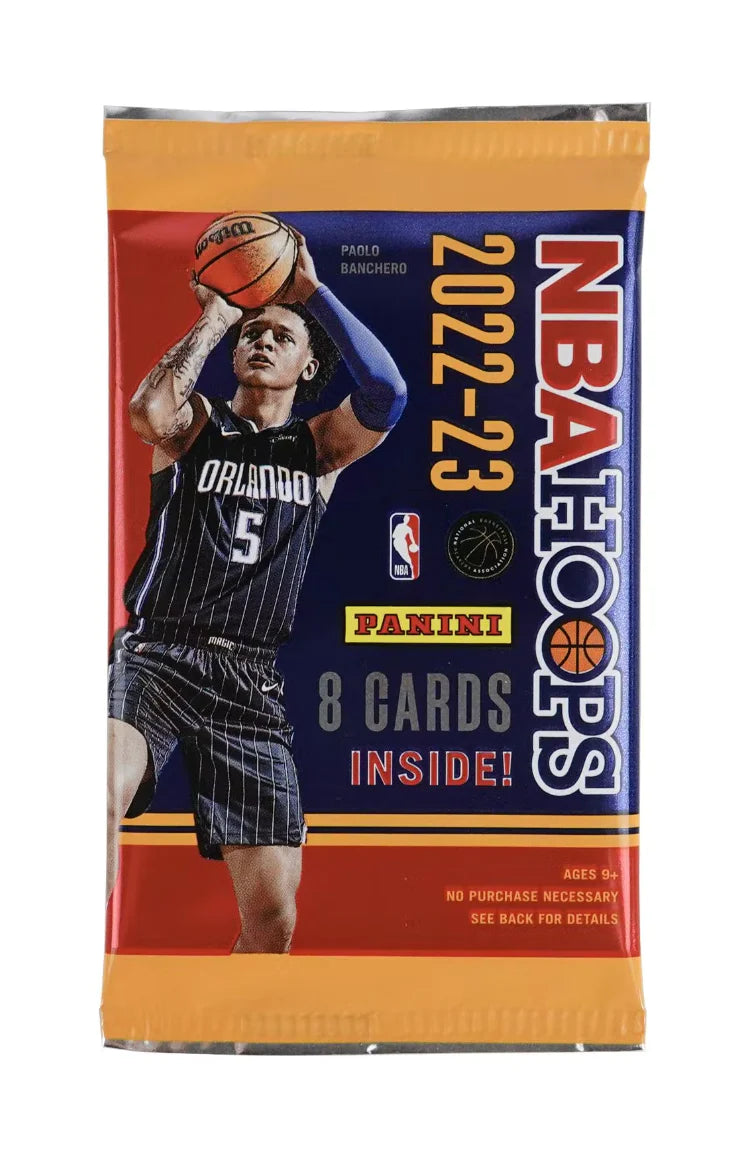2022-23 Panini NBA Hoops Basketball Retail Pack (8 cards)