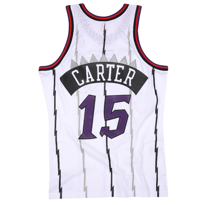M&N Vince Carter Hardwood Classic Swingman Jersey (Toronto Raptors 98/99)