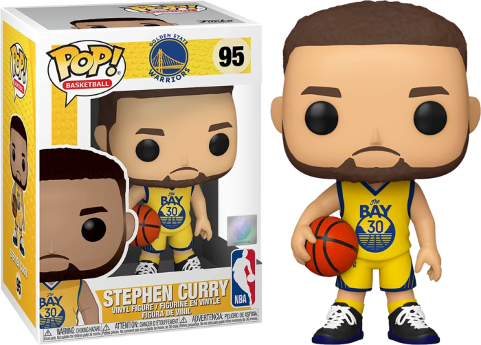 Pop Vinyl NBA Steph Curry Golden State Warriors (Yellow Alt) #95