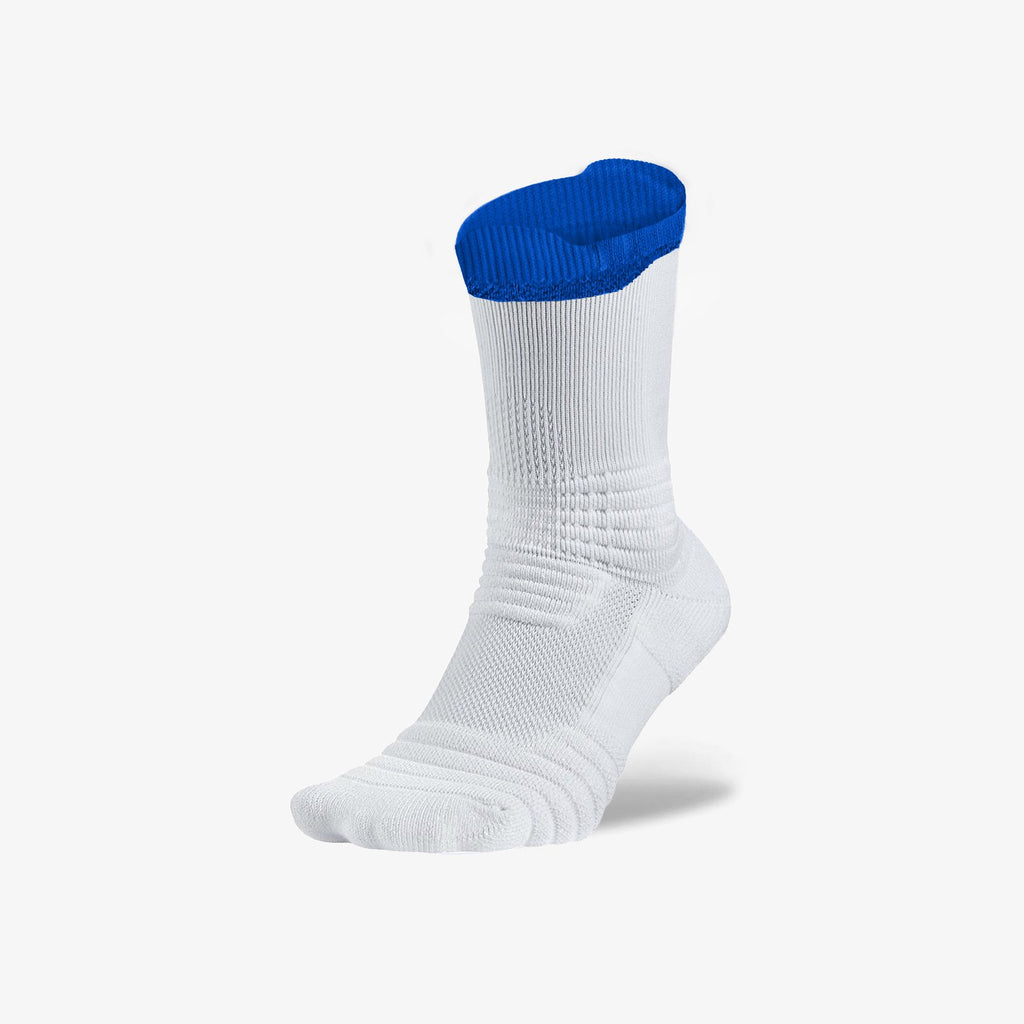 iAthletic Elite Crew Sock - (White/Royal)