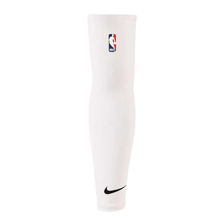 Nike NBA On Court Shooter Sleeve Single pack- White