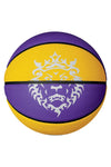 Nike LeBron Playground 8P Basketball (Size 7) Purple/Amarillo/Black/White