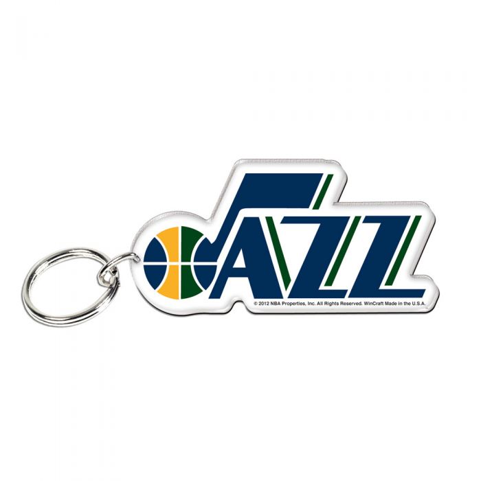 Wincraft Premium Acryclic Key Ring - Utah Jazz (Word Logo)