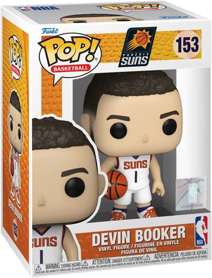 Pop Vinyl NBA Devin Booker (White Uni) #153