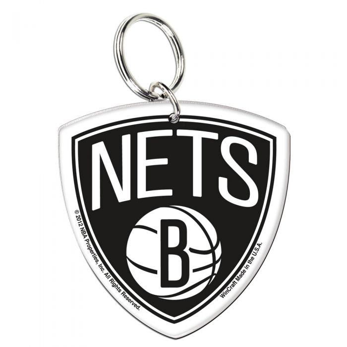 Wincraft Premium Acryclic Key Ring - Brooklyn Nets