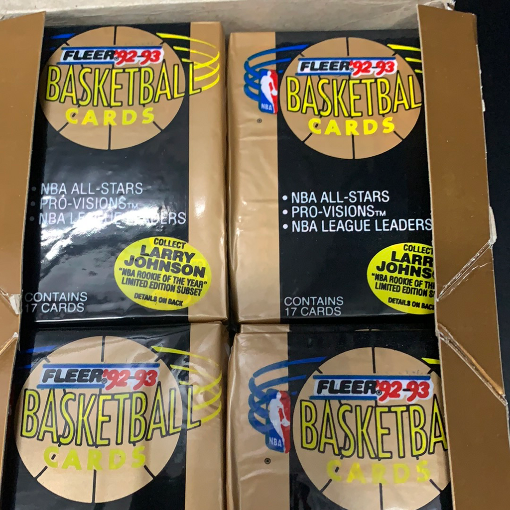 Fleer 92/93 Series 1 Basketball Hobby Pack