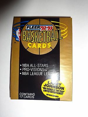 Fleer 92/93 Series 1 Basketball Hobby Pack