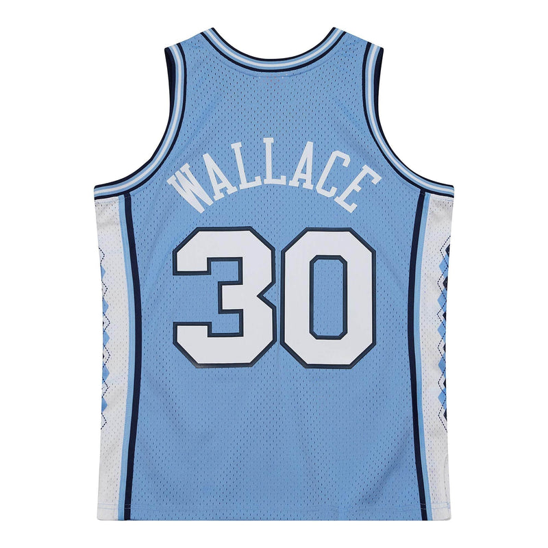 NCAA Rasheed Wallace North Carolina Tar Heels Hardwood Classic Jersey - Carolina/White