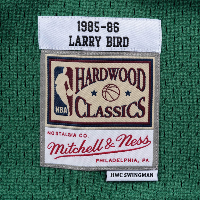 M&N Larry Bird HWC Swingman Road Jersey (Boston Celtics 1985/86)